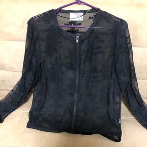 Black lace top